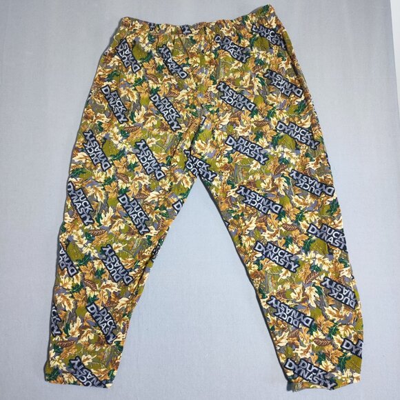 Duck Dynasty pyjama pants men's size XL brown graphic design - Picture 3 of 10